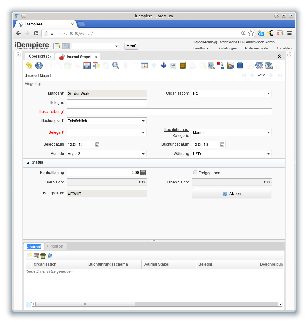 Journal Stapel - Journal Stapel - Fenster (iDempiere 1.0.0).png