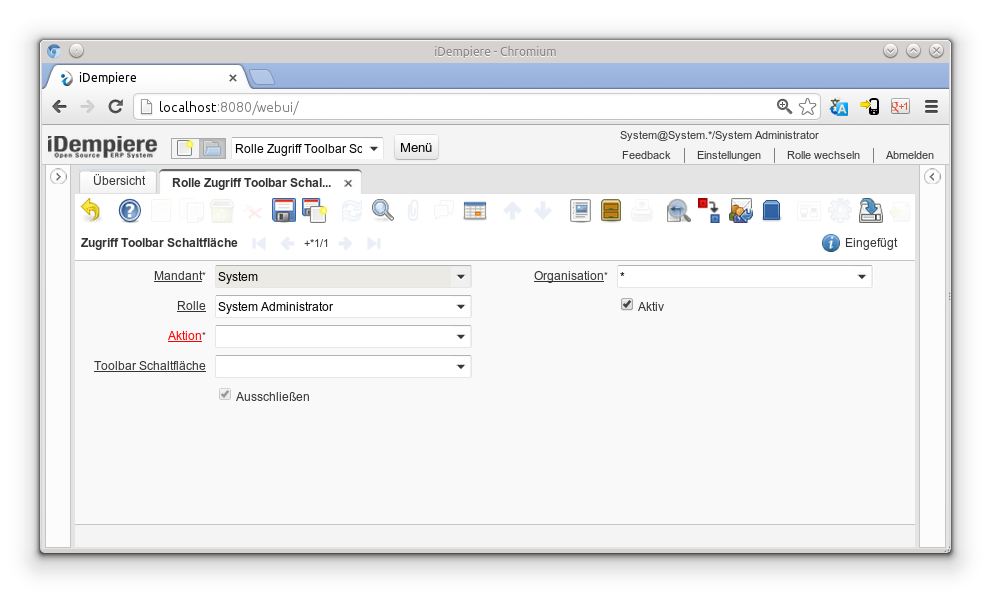 Rolle Zugriff Toolbar Schaltfläche - Zugriff Toolbar Schaltfläche - Fenster (iDempiere 1.0.0).png
