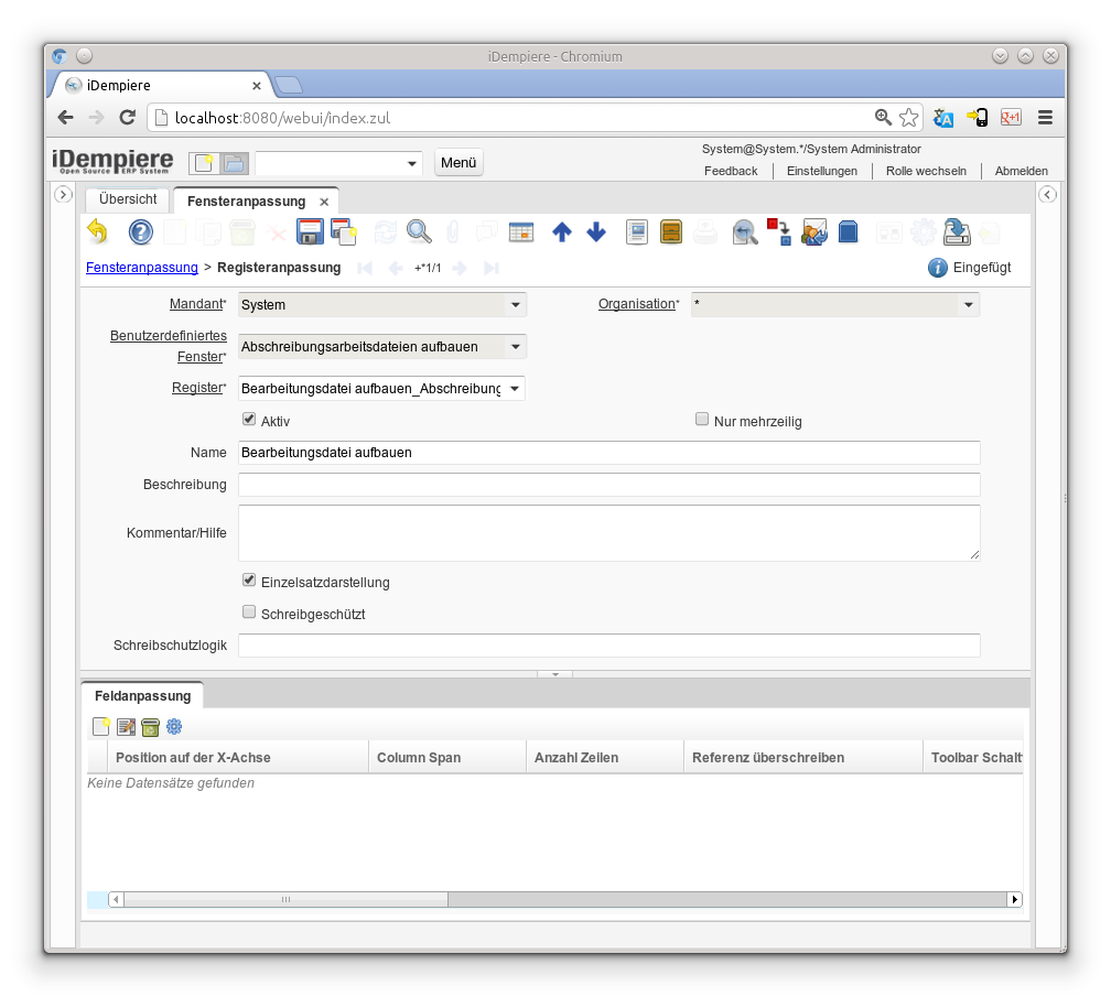 Fensteranpassung - Registeranpassung - Fenster (iDempiere 1.0.0).png