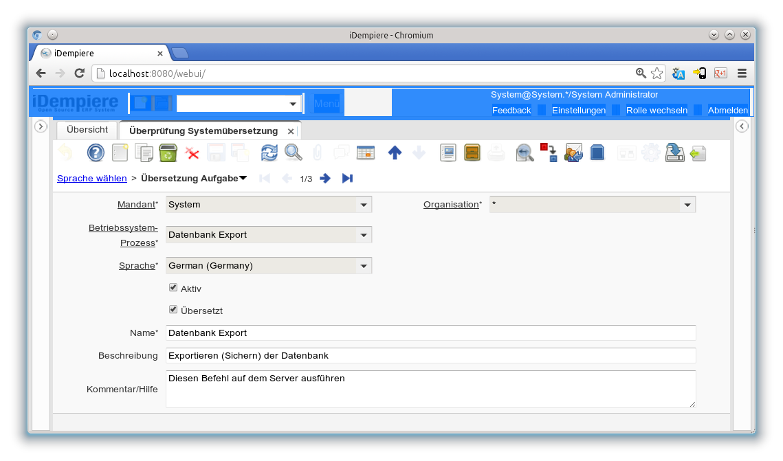 Überprüfung Systemübersetzung - Übersetzung Aufgabe - Fenster (iDempiere 1.0.0).png