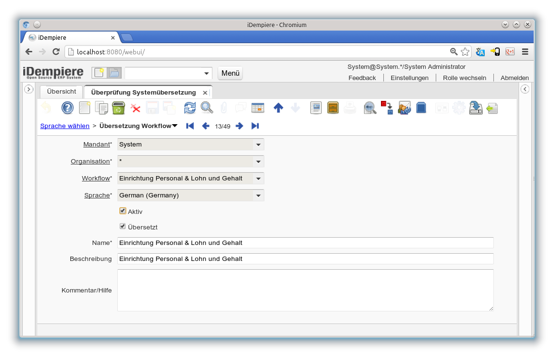 Überprüfung Systemübersetzung - Übersetzung Workflow - Fenster (iDempiere 1.0.0).png