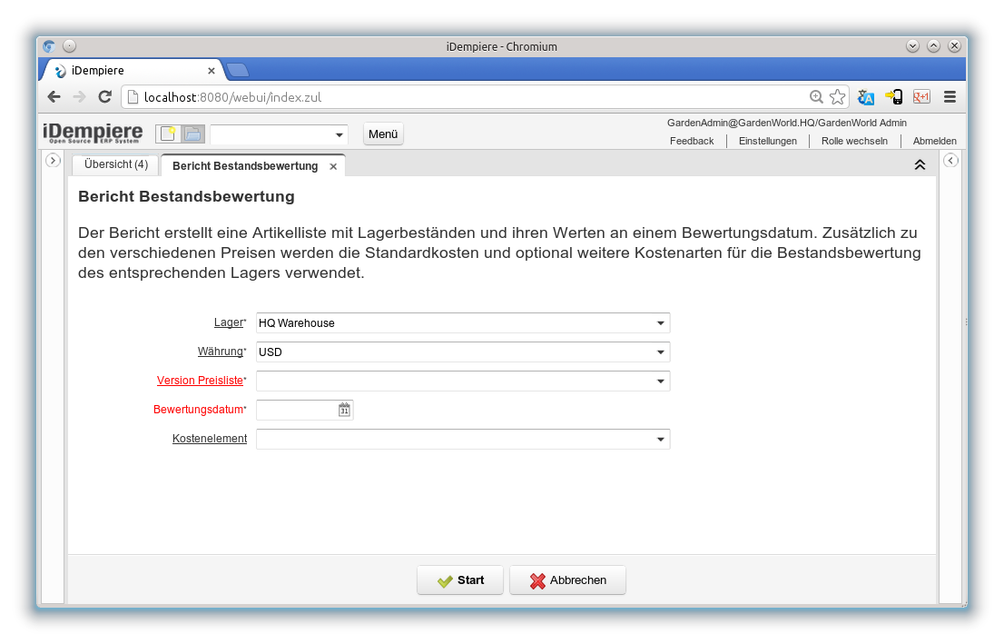 Bericht Bestandsbewertung - Report (iDempiere 1.0.0).png