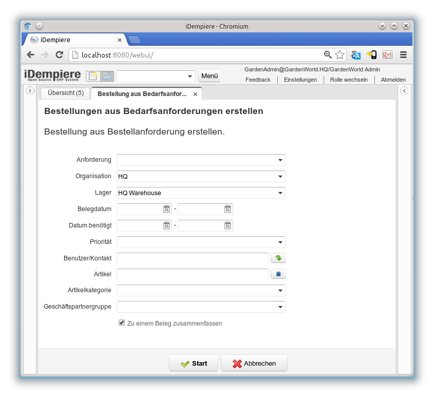 Bestellung aus Bedarfsanforderung erstellen - Prozess (iDempiere 1.0.0).png