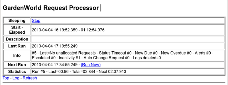 GardenWorld Request Processor