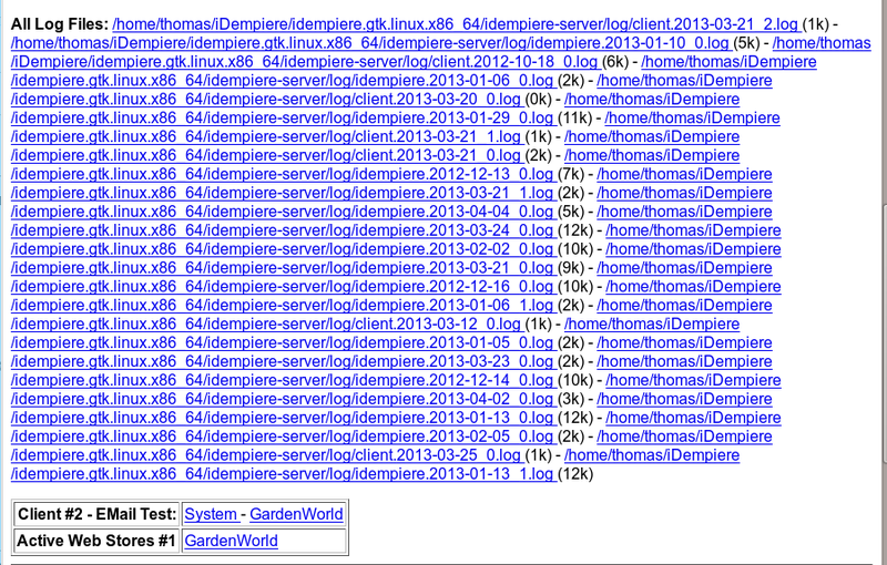 All log files