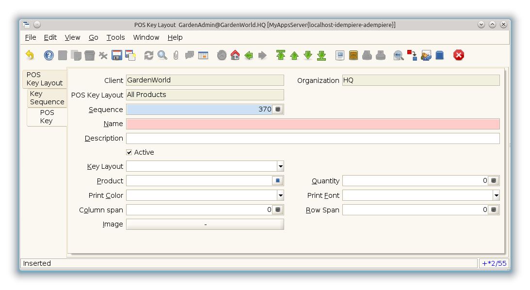 POS Key Layout - POS Key - Window (iDempiere 1.0.0).png