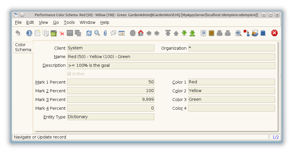 Performance Color Schema - Color Schema - Window (iDempiere 1.0.0).png