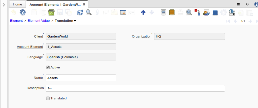 Account Element (Chart of Accounts) - Translation - Window (iDempiere 1.0.0).png