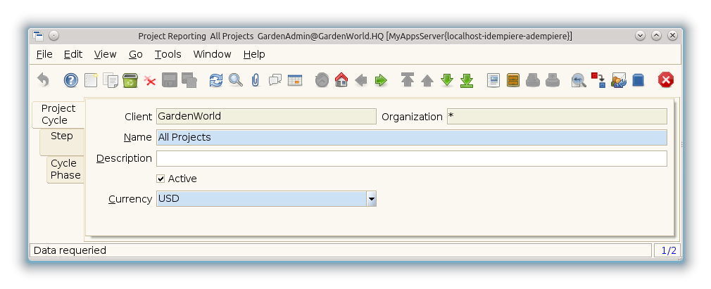 Project Reporting - Project Cycle - Window (iDempiere 1.0.0).png