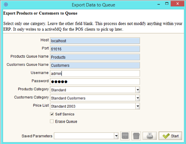 Export Data to Queue