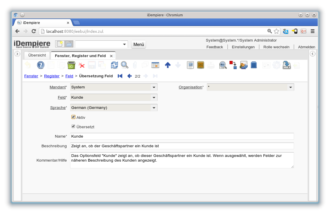 Fenster, Register und Feld - Übersetzung Feld - Fenster (iDempiere 1.0.0).png