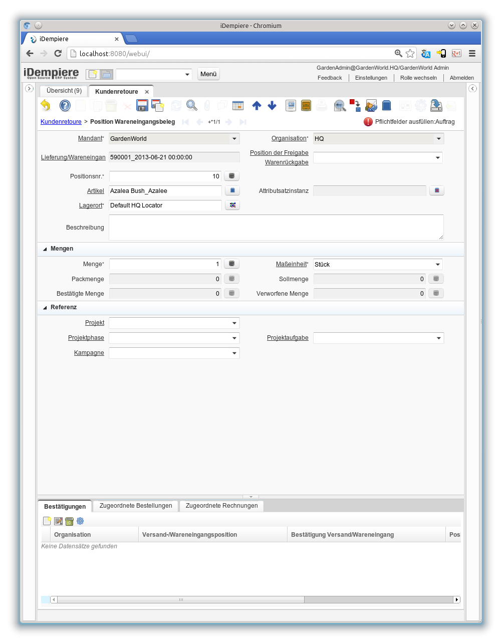 Kundenretoure - Position Wareneingangsbeleg - Fenster (iDempiere 1.0.0).png