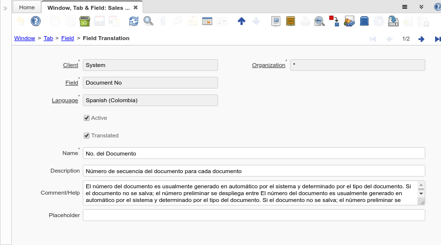 Window, Tab and Field - Field Translation - Window (iDempiere 1.0.0).png