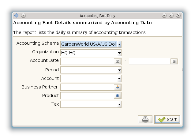 Accounting Fact Daily - Report (iDempiere 1.0.0).png