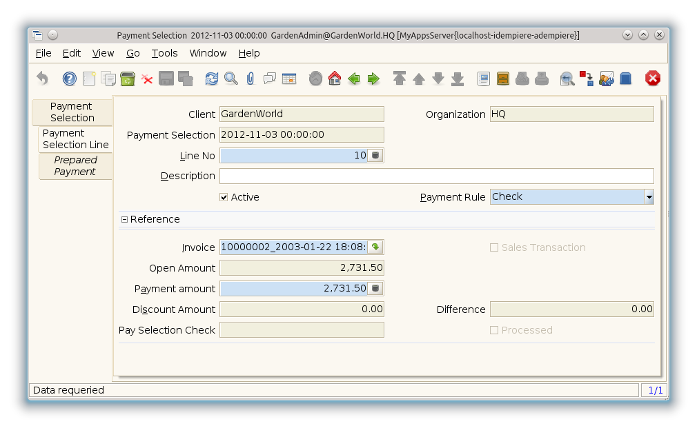 Payment Selection - Payment Selection Line - Window (iDempiere 1.0.0).png