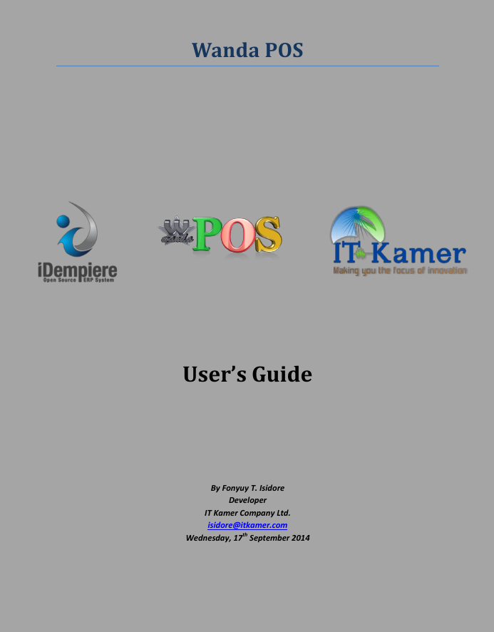 Wanda POS Users Guide
