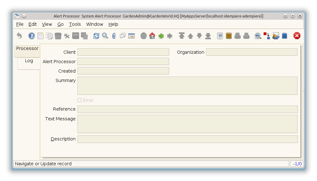 Alert Processor - Log - Window (iDempiere 1.0.0).png