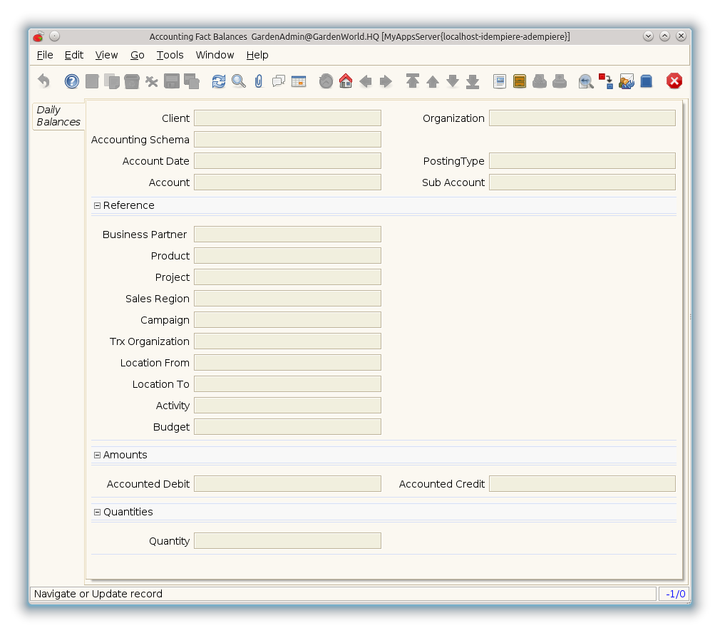 Accounting Fact Balances - Daily Balances - Window (iDempiere 1.0.0).png