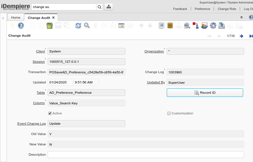 Change Audit - Change Audit - Window (iDempiere 1.0.0).png