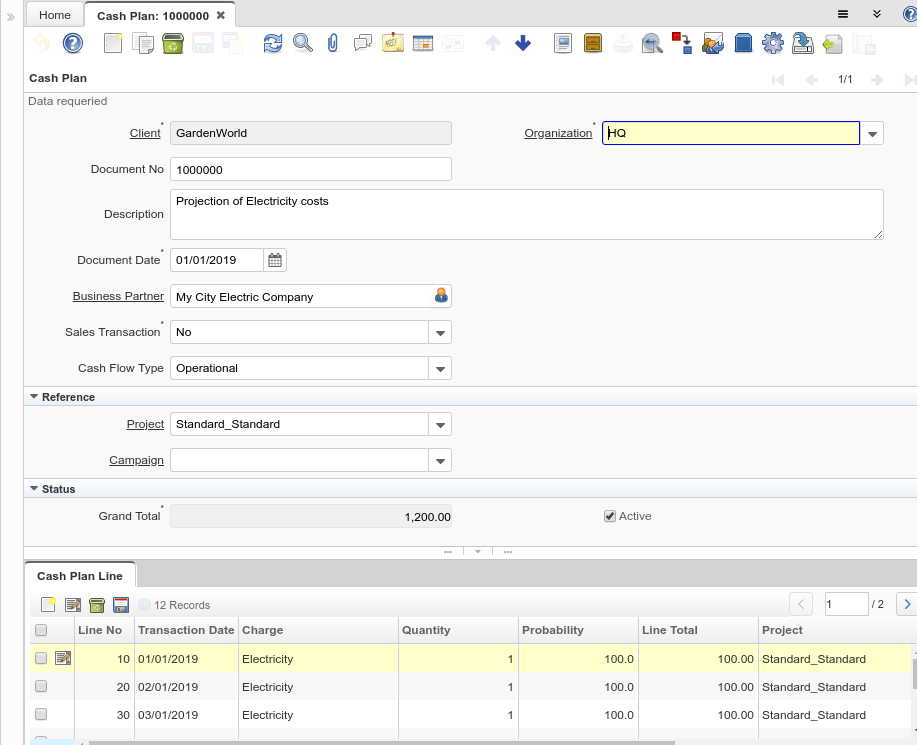 Cash Plan - Cash Plan - Window (iDempiere 1.0.0).png