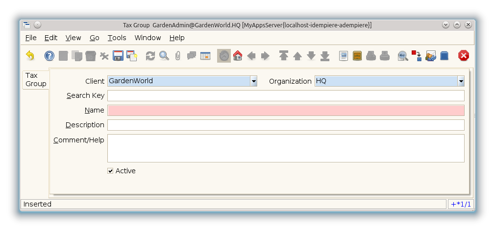 Tax Group - Tax Group - Window (iDempiere 1.0.0).png