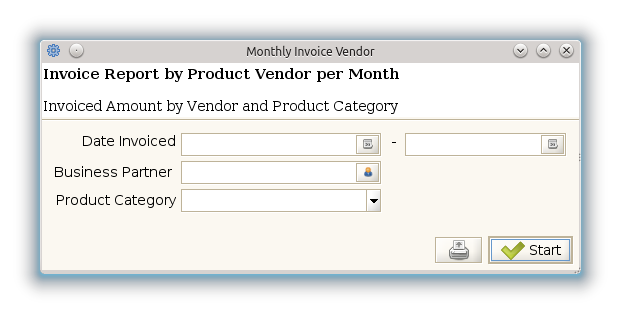 Monthly Invoice Vendor - Report (iDempiere 1.0.0).png