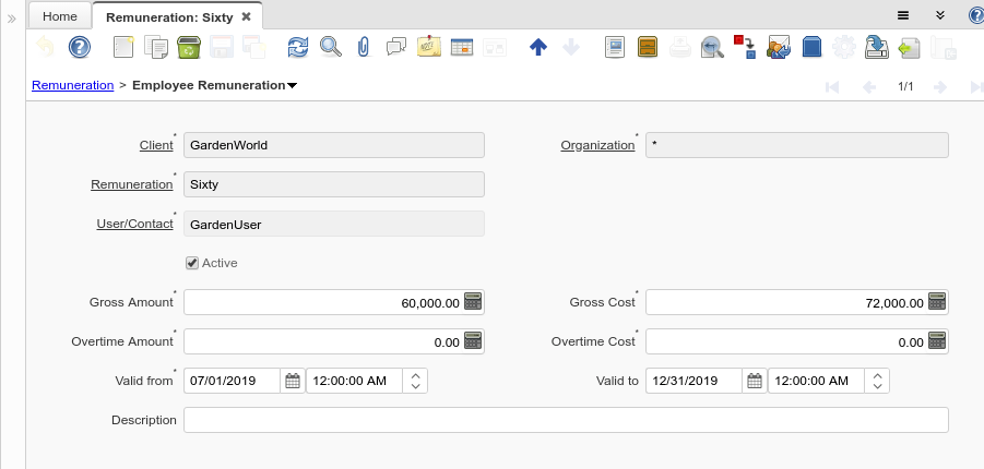 Remuneration - Employee Remuneration - Window (iDempiere 1.0.0).png