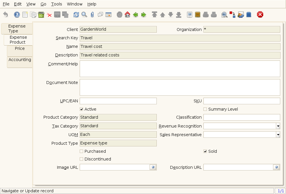 Expense Type - Expense Product - Window (iDempiere 1.0.0).png