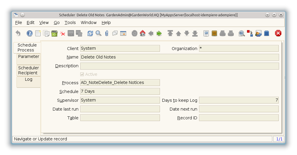 Scheduler - Schedule Process - Window (iDempiere 1.0.0).png