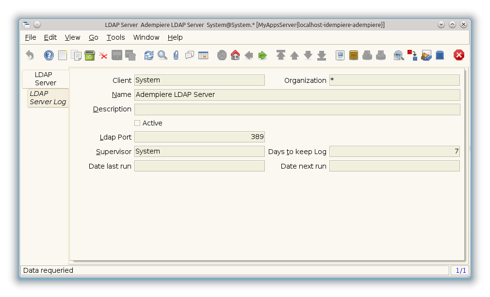 LDAP Server - LDAP Server - Window (iDempiere 1.0.0).png