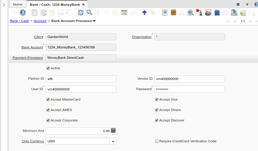 Bank-Cash - Bank Account Processor - Window (iDempiere 1.0.0).png