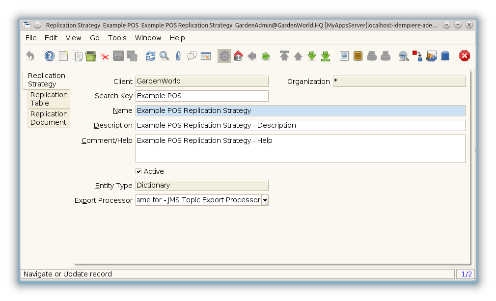 Replication Strategy - Replication Strategy - Window (iDempiere 1.0.0).png