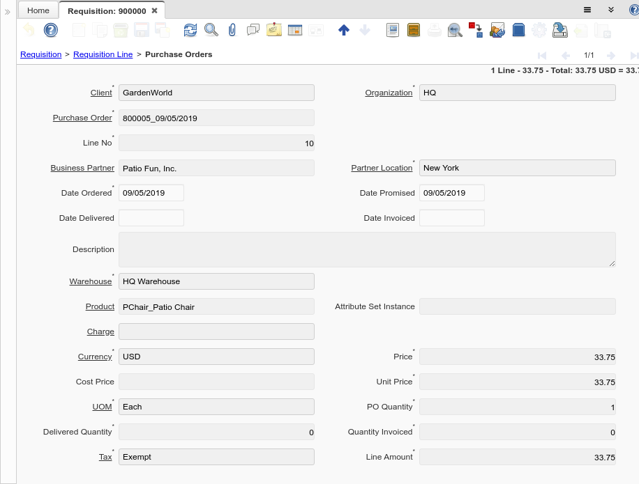 Requisition - Purchase Orders - Window (iDempiere 1.0.0).png