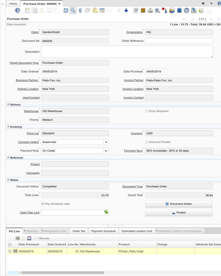 Purchase Order - Purchase Order - Window (iDempiere 1.0.0).png