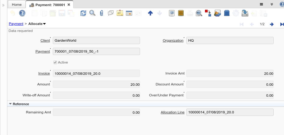 Payment and Receipt - Allocate - Window (iDempiere 1.0.0).png