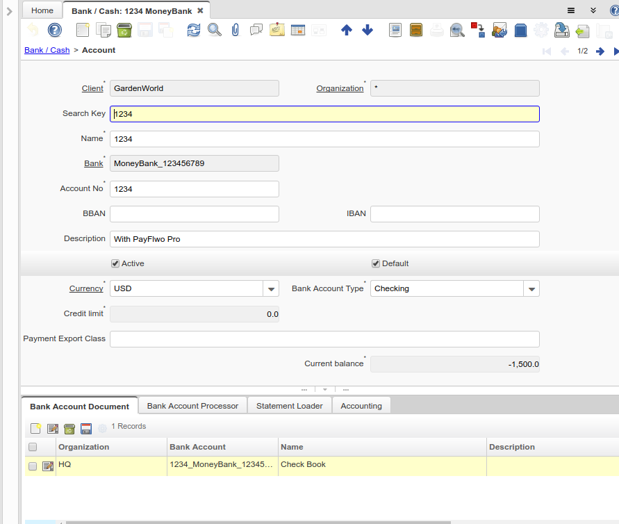 Bank-Cash - Account - Window (iDempiere 1.0.0).png