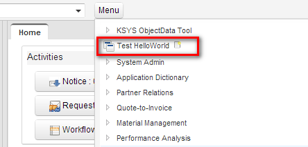 KSYS ImportODTPackage HelloWorld.PNG