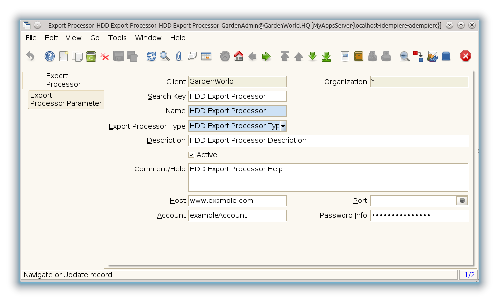 Export Processor - Export Processor - Window (iDempiere 1.0.0).png