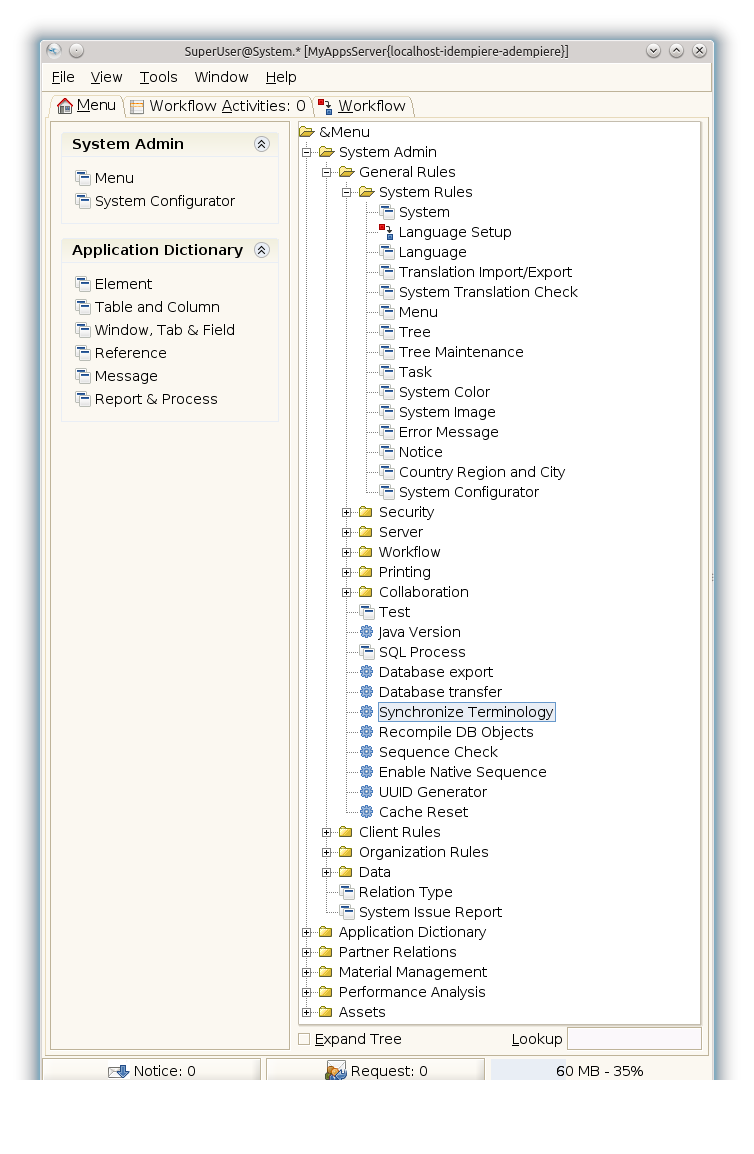 Synchronize Terminology - Menu (iDempiere 1.0.0).png