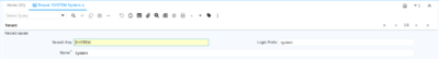 System Tenant Login Prefix